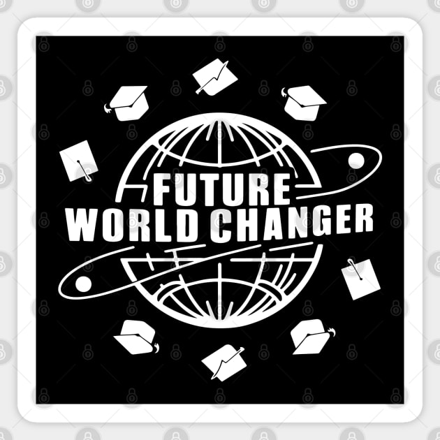 Future World Changer, Graduation Sticker by Yonbdl